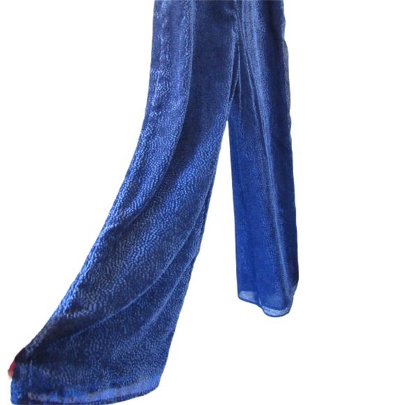 SOLD Anthropologie Elevenses Jumpsuit Velvet Navy Sz 0 - Picture 5 of 8